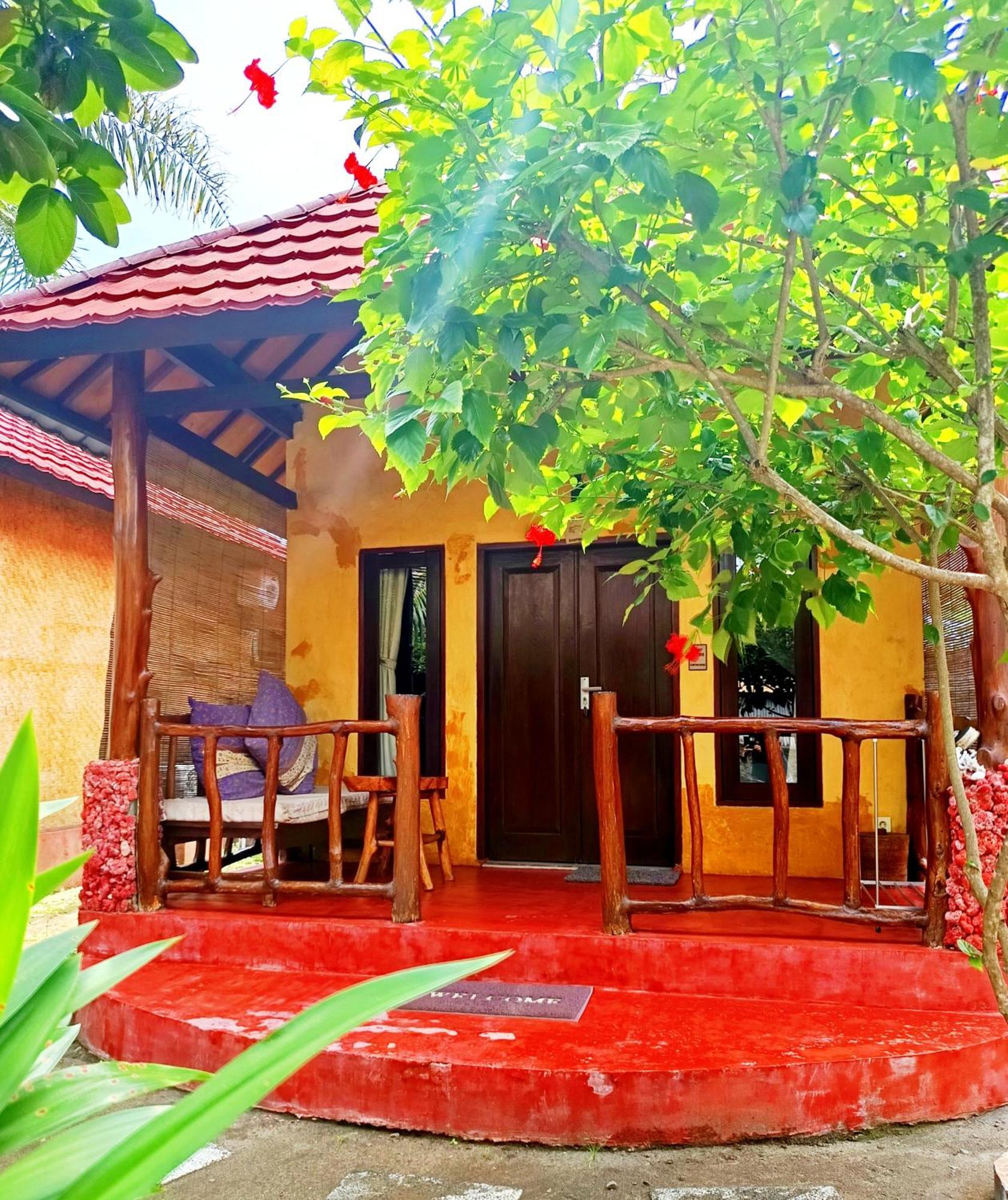 Kampung Meno Bungalows Гили-Мено Экстерьер фото